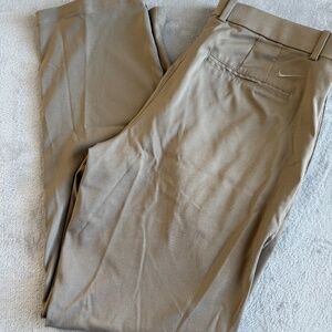 Nike Golf Dri-Fit Flex Core Mens Golf Pants Standard Fit Size 34x30 Beige Khaki